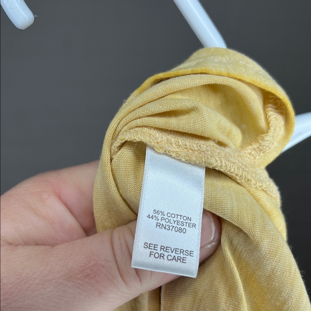 Cato Yellow Graphic Women's Top - Picture 4 of 4